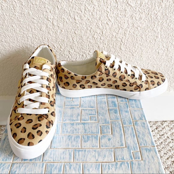 KEDS Jump Kick Lace Up Sneaker Leopard 8.5 NEW - Picture 9 of 9